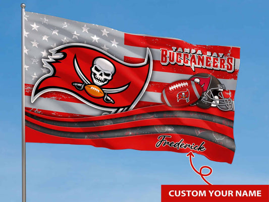 Tampa Bay Buccaneers Personalized Flag 29