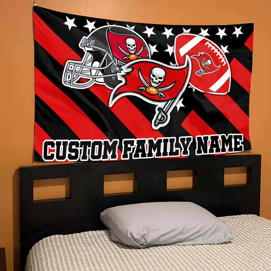 Tampa Bay Buccaneers Personalized Flag 93