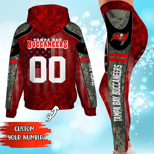 Tampa Bay Buccaneers Personalized Leggings And Hoodie BG91