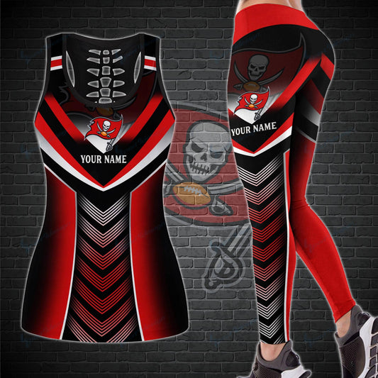 Tampa Bay Buccaneers Personalized Leggings And Tank Top BG29