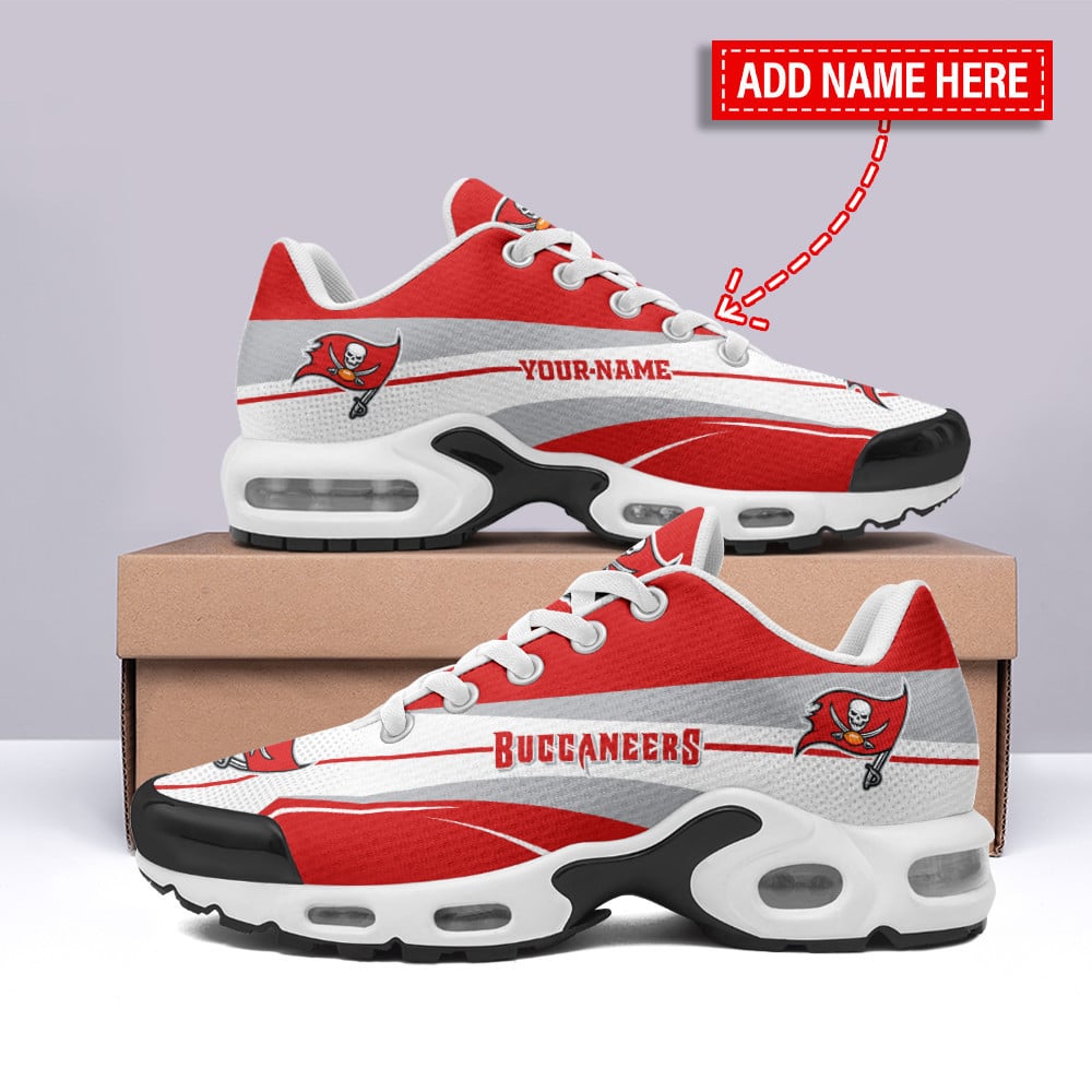 Tampa Bay Buccaneers Personalized Plus T-N Youth Sneakers BG117