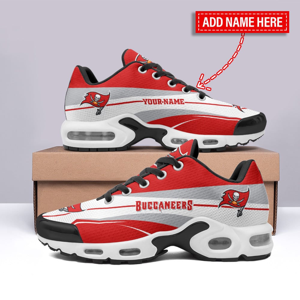 Tampa Bay Buccaneers Personalized Plus T-N Youth Sneakers BG117