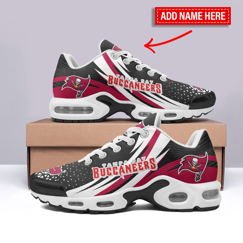 Tampa Bay Buccaneers Personalized Plus T-N Youth Sneakers BG121
