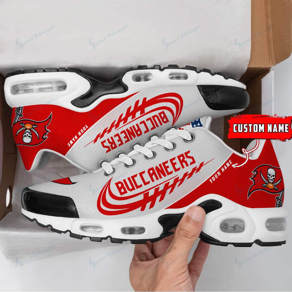 Tampa Bay Buccaneers Personalized Plus T-N Youth Sneakers BG30