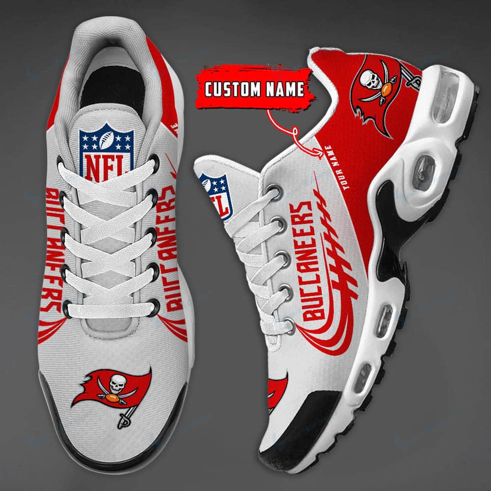 Tampa Bay Buccaneers Personalized Plus T-N Youth Sneakers BG30