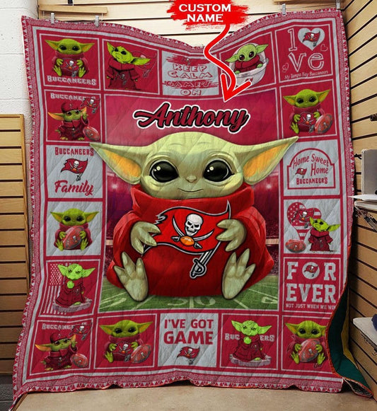 Tampa Bay Buccaneers Personalized Premium Quilt BG31