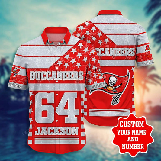Tampa Bay Buccaneers Personalized Shirt and Shorts BG247