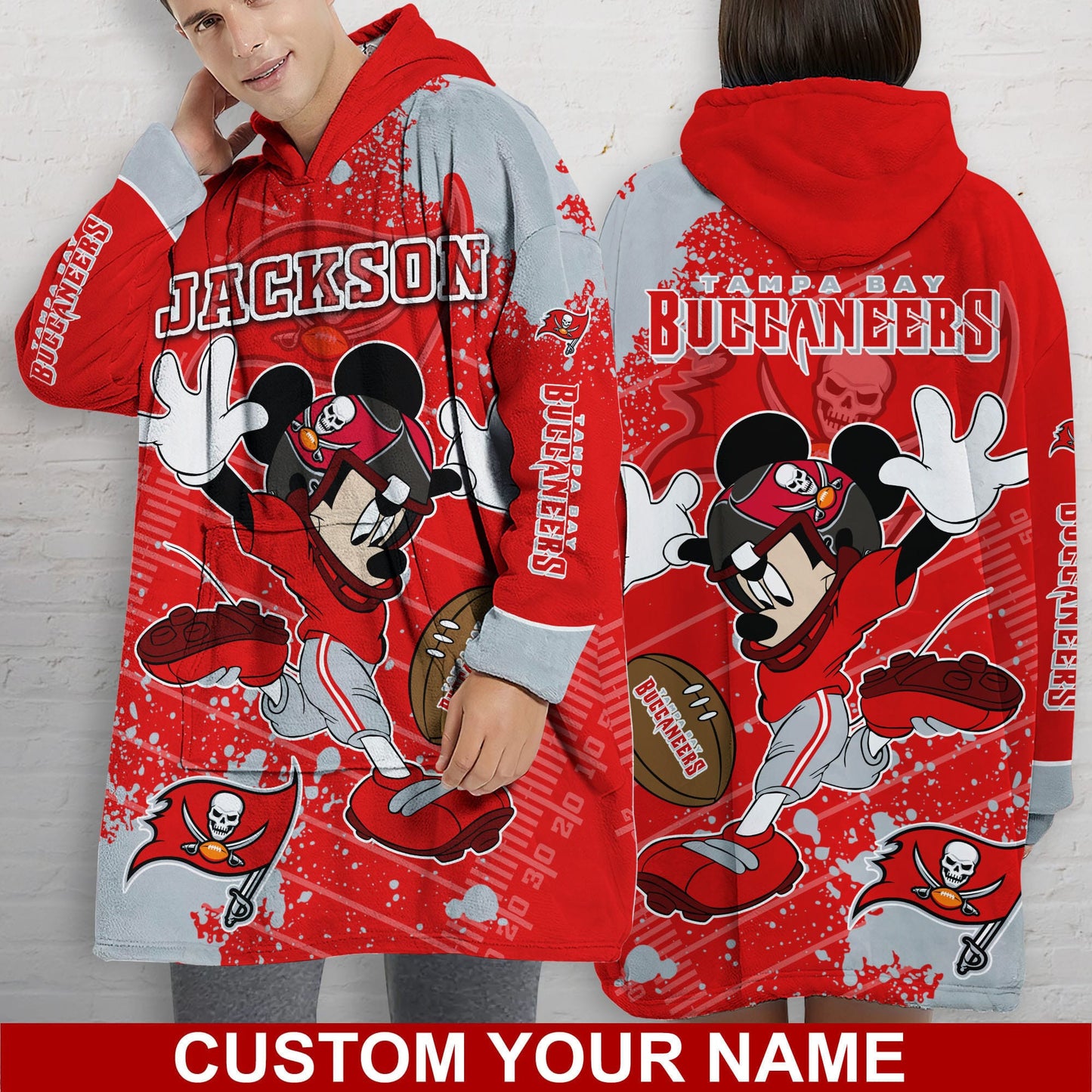 Tampa Bay Buccaneers Personalized Snug Hoodie BG39