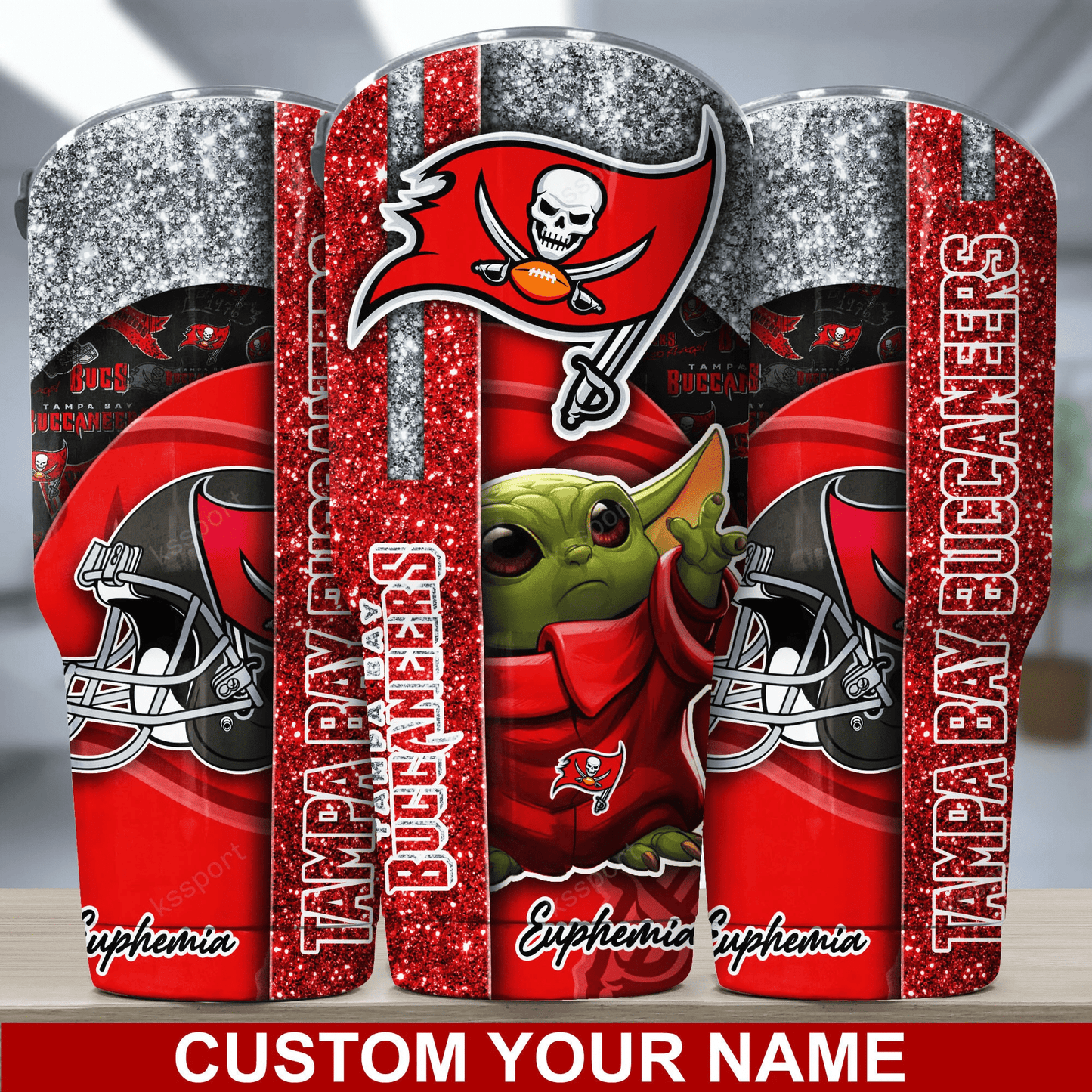 Tampa Bay Buccaneers Personalized Tumbler BG179