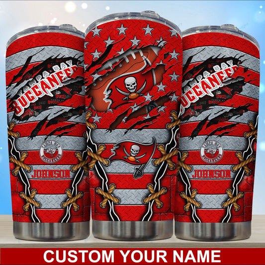 Tampa Bay Buccaneers Personalized Tumbler BG28
