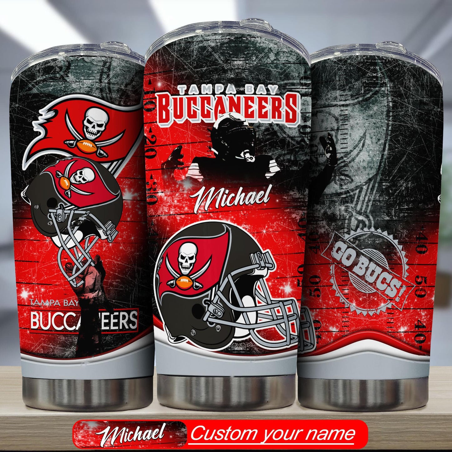 Tampa Bay Buccaneers Personalized Tumbler BG338