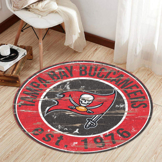Tampa Bay Buccaneers Round Rug 175