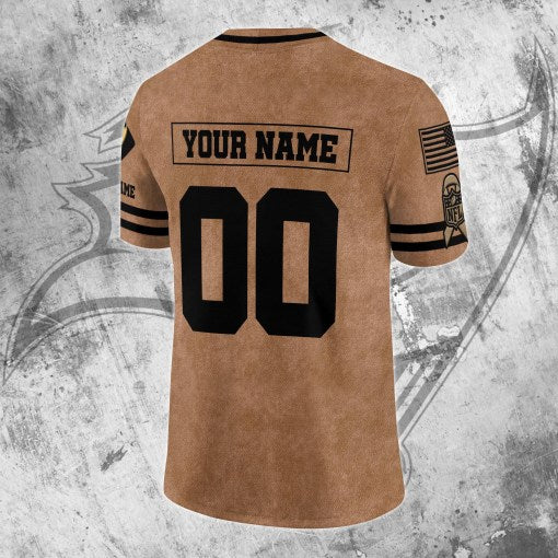 Tampa Bay Buccaneers Personalized V-neck Football Jersey Sport Gifts For Fan AZCVFJ094
