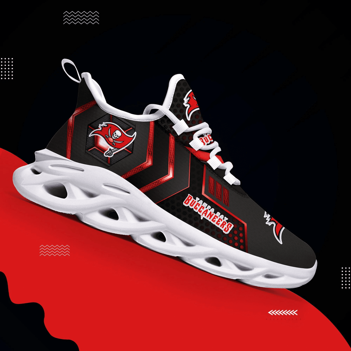 Tampa Bay Buccaneers Yezy Running Sneakers 208