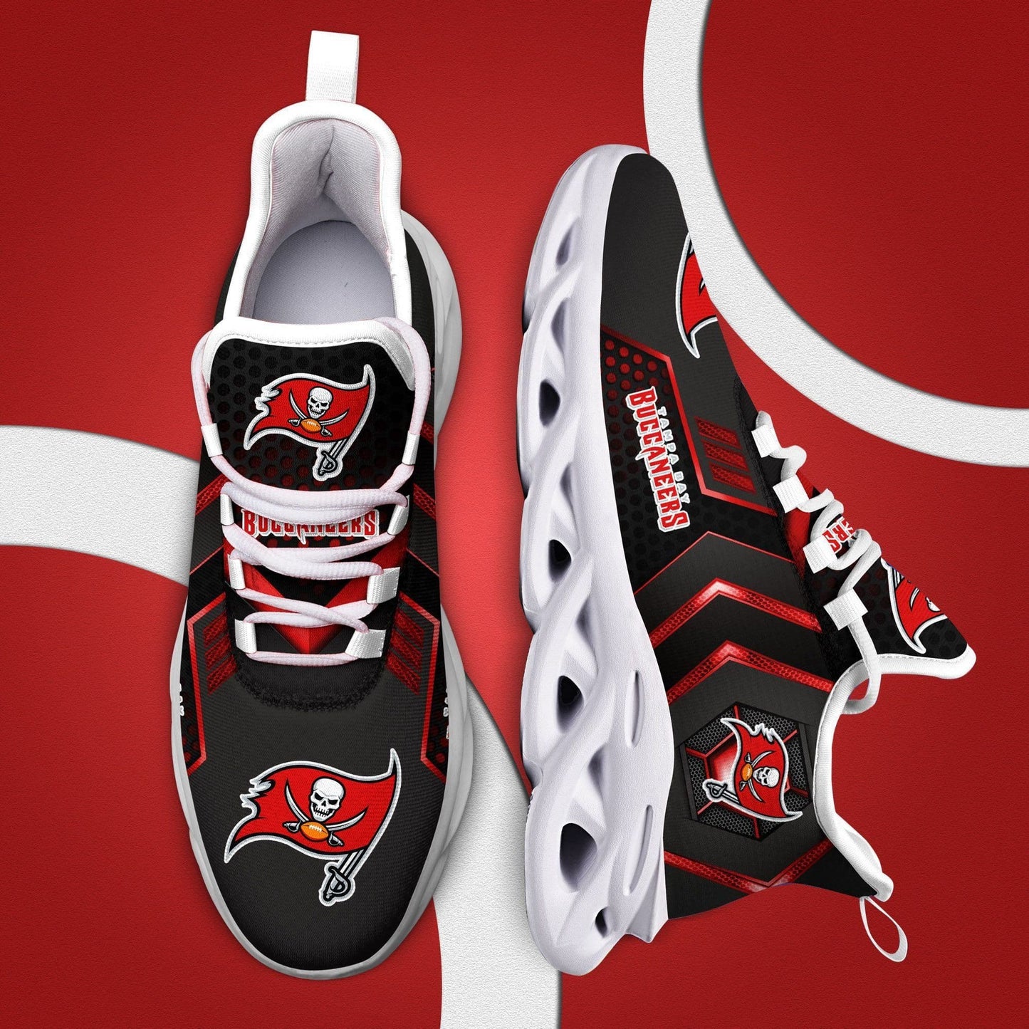 Tampa Bay Buccaneers Yezy Running Sneakers 208