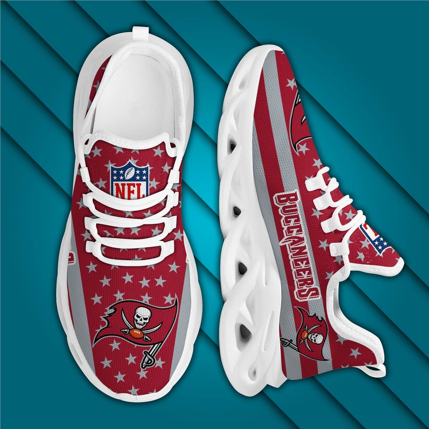 Tampa Bay Buccaneers Yezy Running Sneakers 54