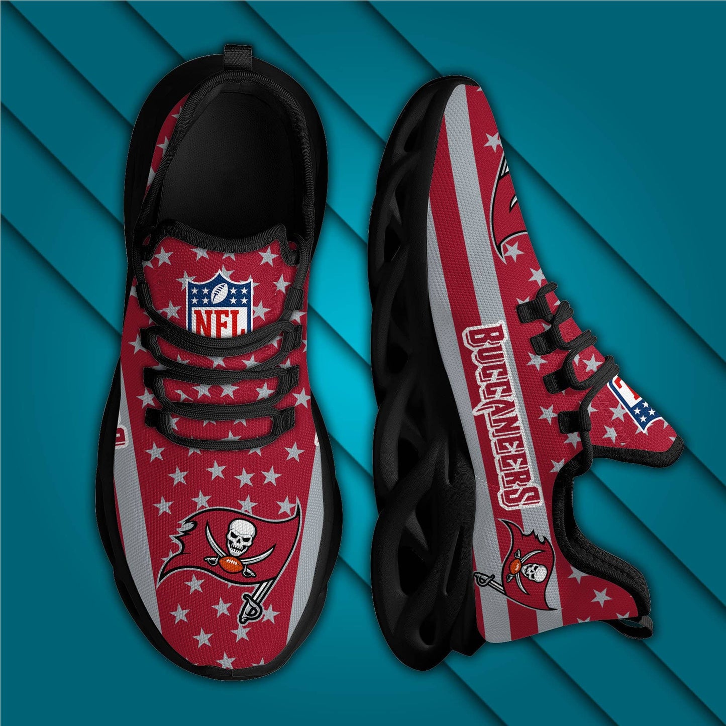 Tampa Bay Buccaneers Yezy Running Sneakers 54