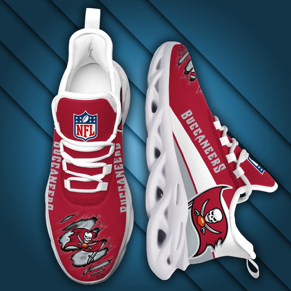 Tampa Bay Buccaneers Yezy Running Sneakers 909