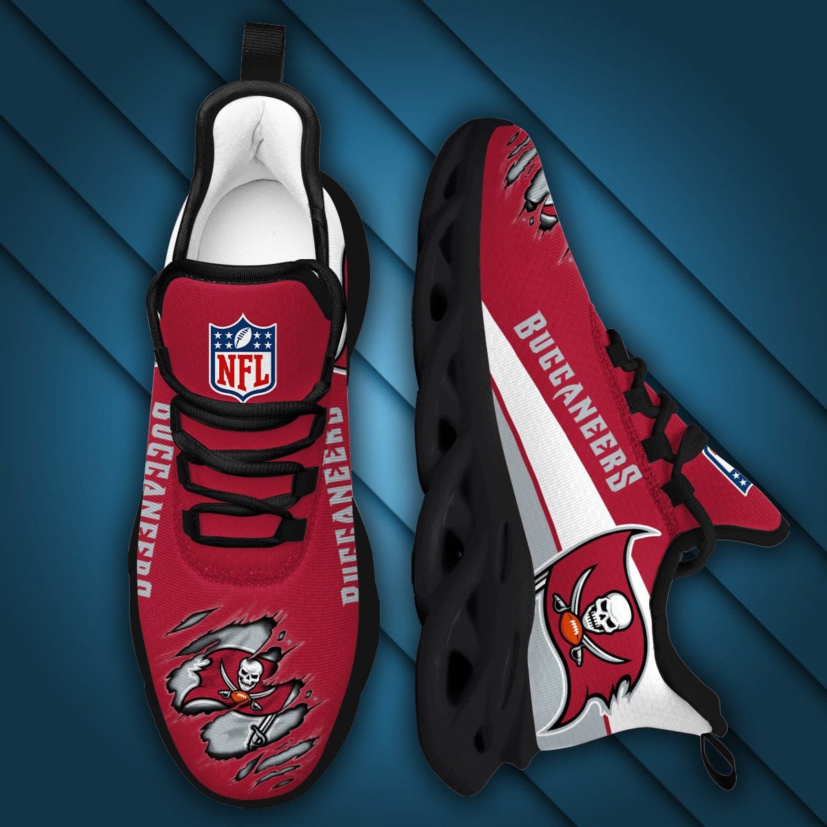 Tampa Bay Buccaneers Yezy Running Sneakers 909
