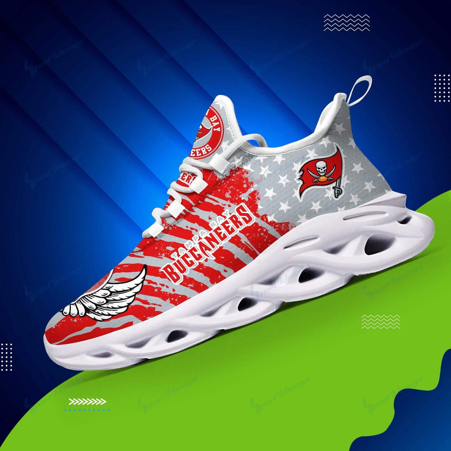 Tampa Bay Buccaneers Yezy Running Sneakers BB768