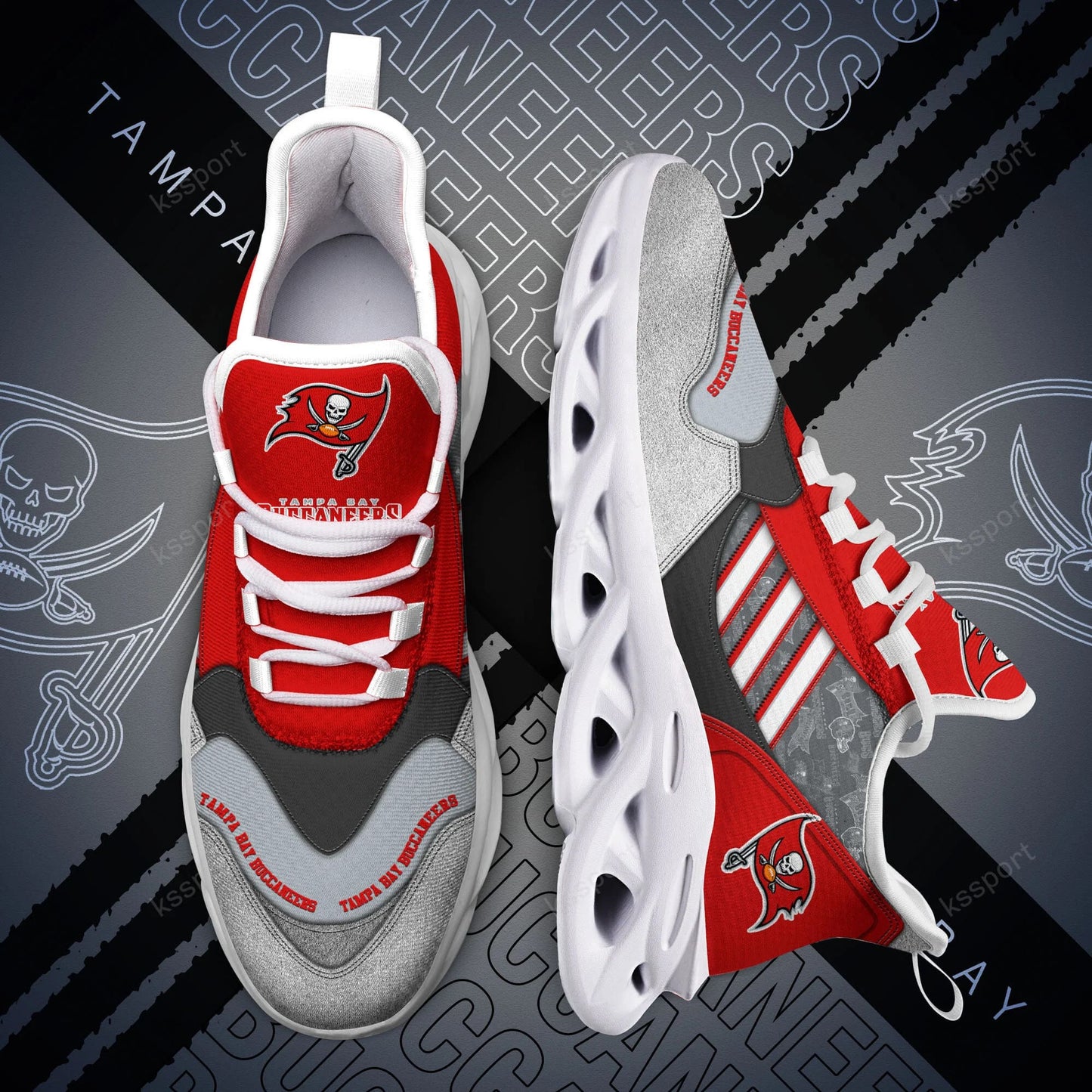 Tampa Bay Buccaneers Yezy Running Sneakers BG744