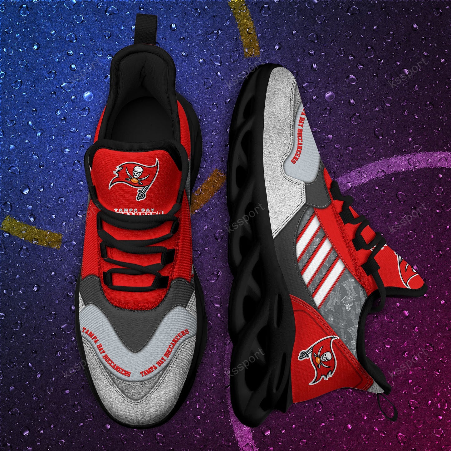 Tampa Bay Buccaneers Yezy Running Sneakers BG744