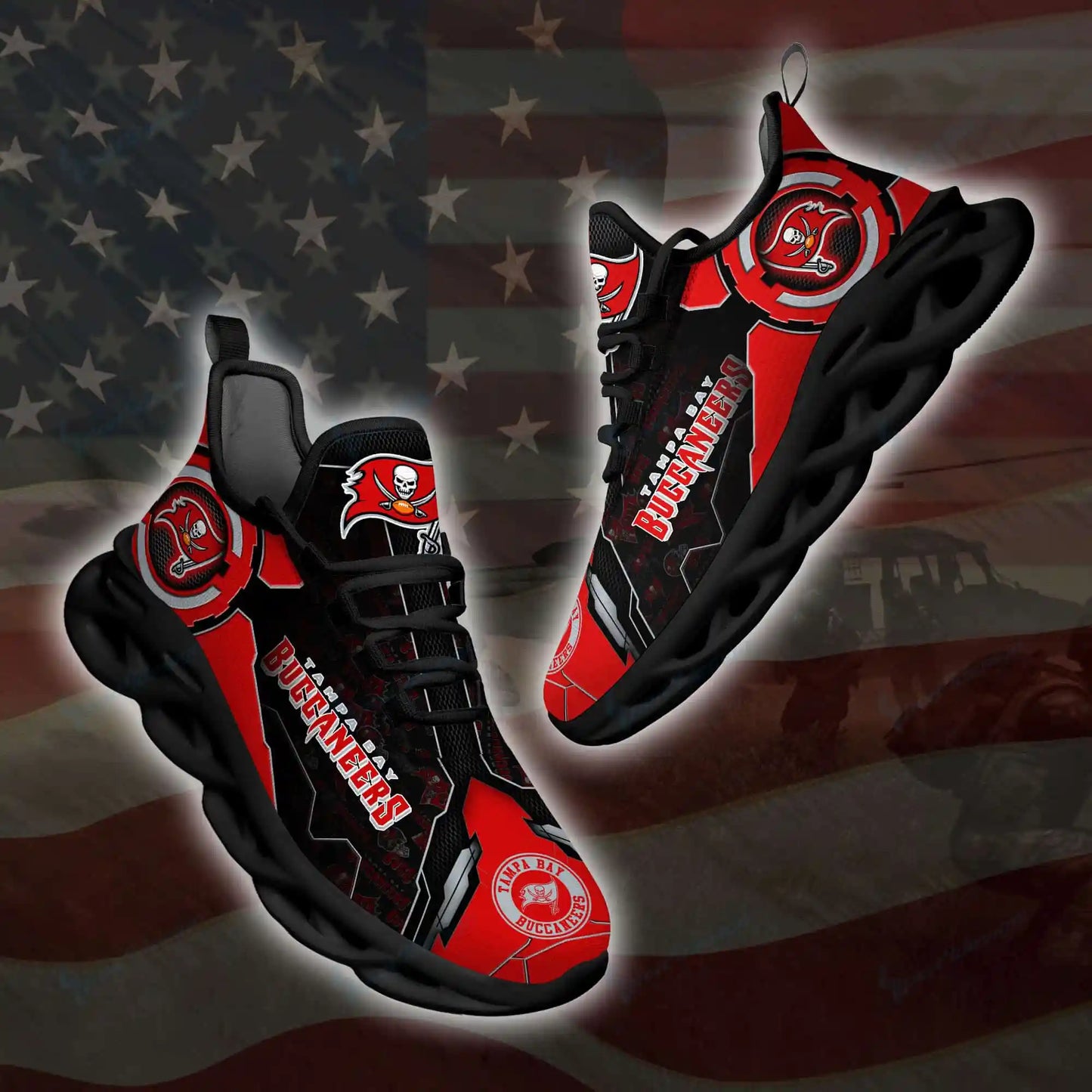 Tampa Bay Buccaneers Yezy Running Sneakers SPD33