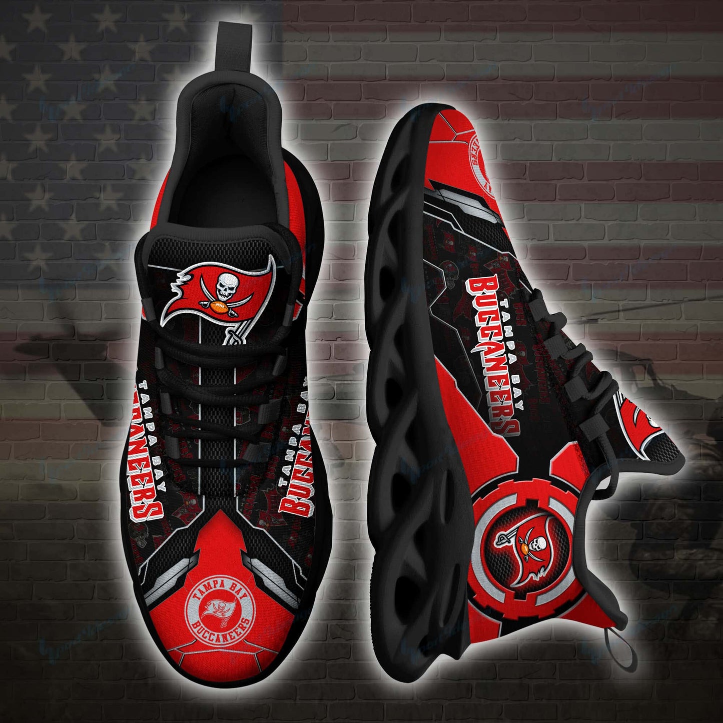 Tampa Bay Buccaneers Yezy Running Sneakers SPD33