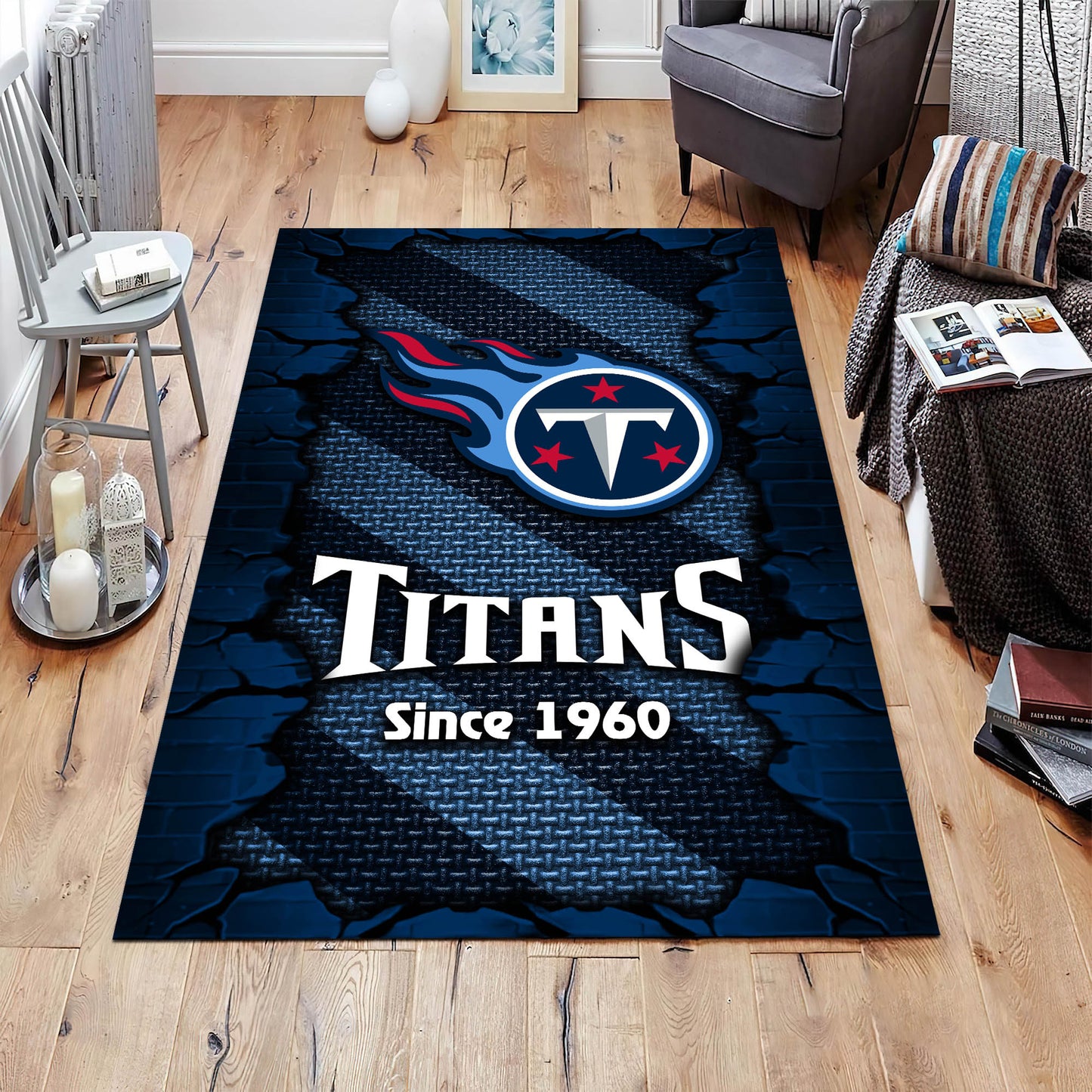 Tennessee Titans Rectangle Rug BGRERUG152
