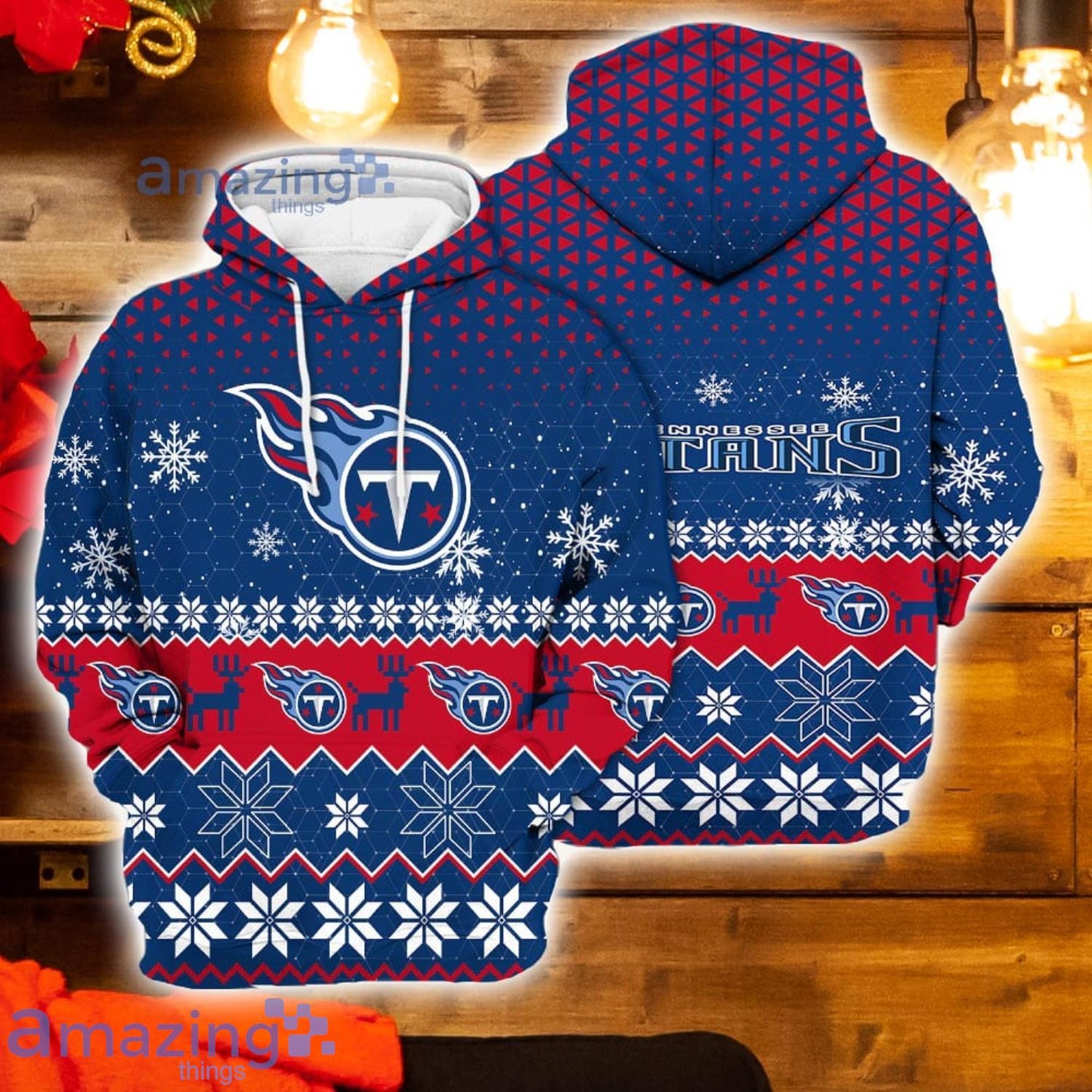 Tennessee Titans Christmas Hoodie BBHD877