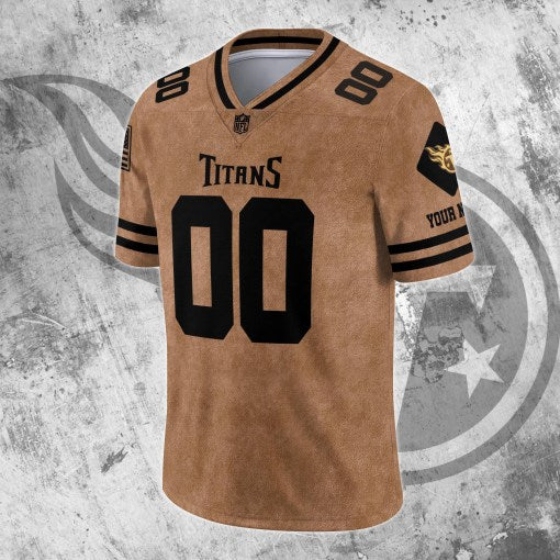 Tennessee Titans Personalized V-neck Football Jersey Sport Gifts For Fan AZCVFJ095