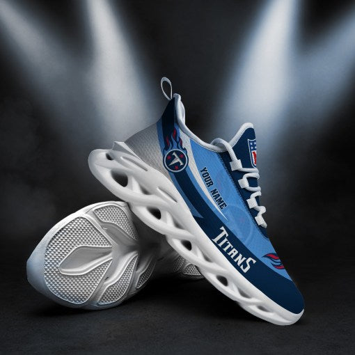 Tennessee Titans Personalized Yezy Running Sneakers SPDMS814