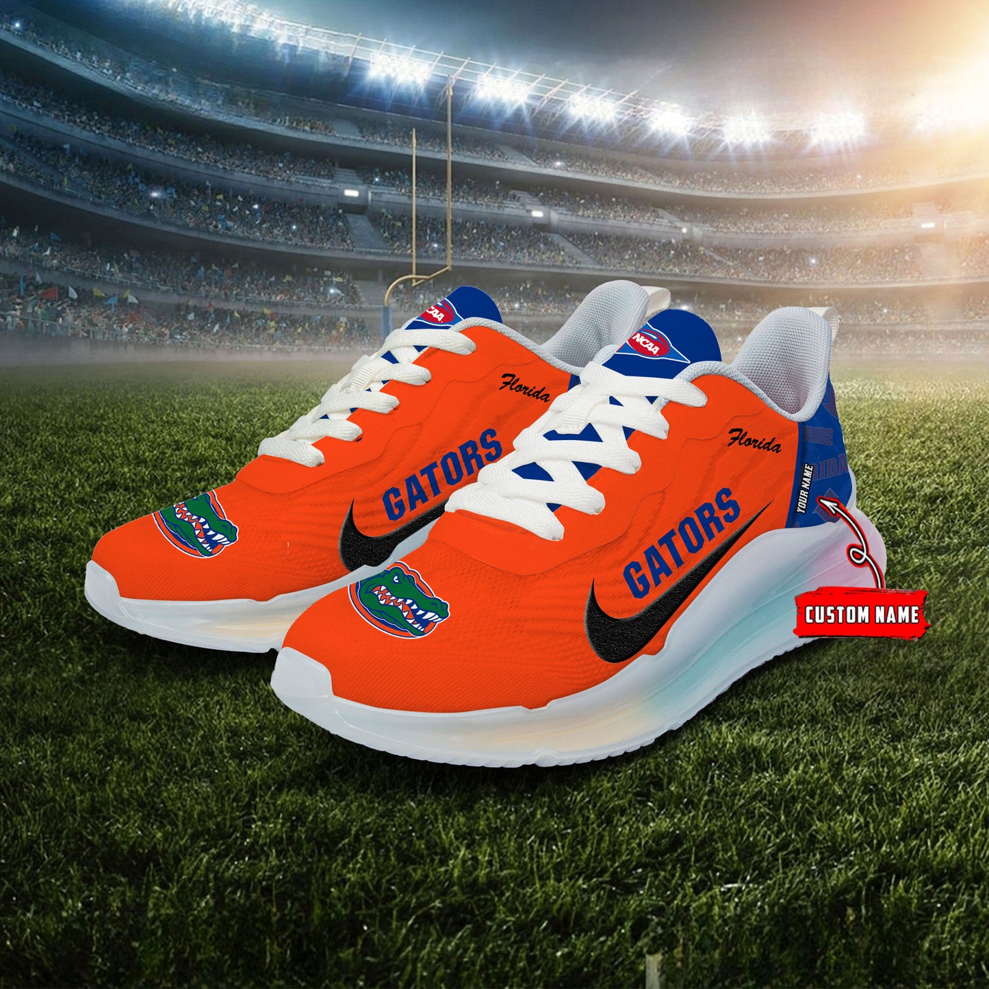 Florida Gators Rainbow Cushion Running Shoes AZBTCRS00038