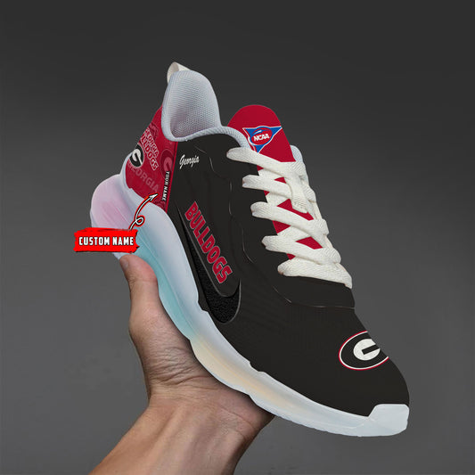 Georgia Bulldogs Rainbow Cushion Running Shoes AZBTCRS00040