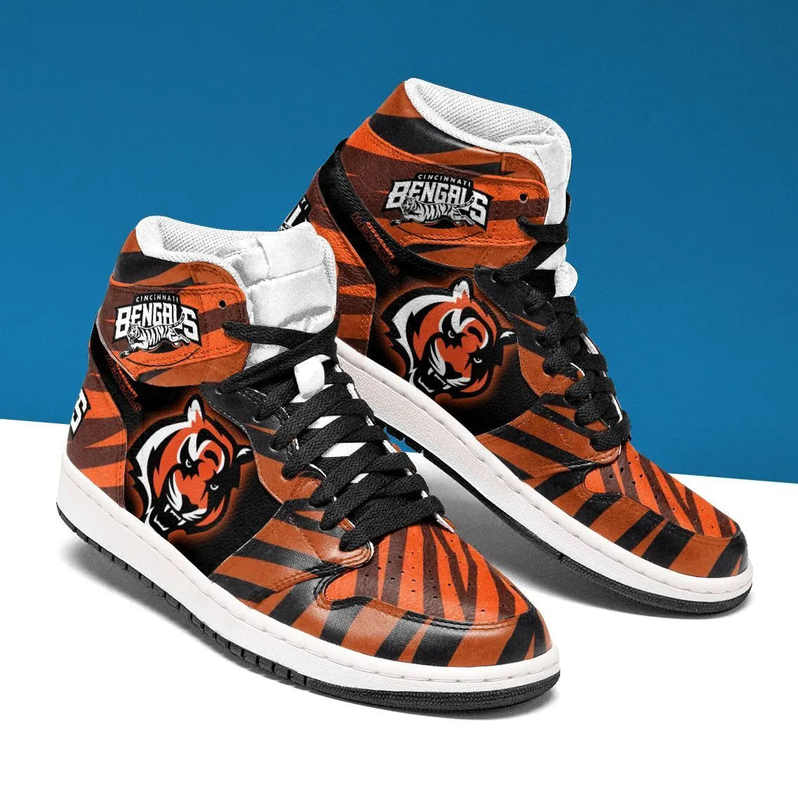 The Cincinnati Bengals Custom Jshoes