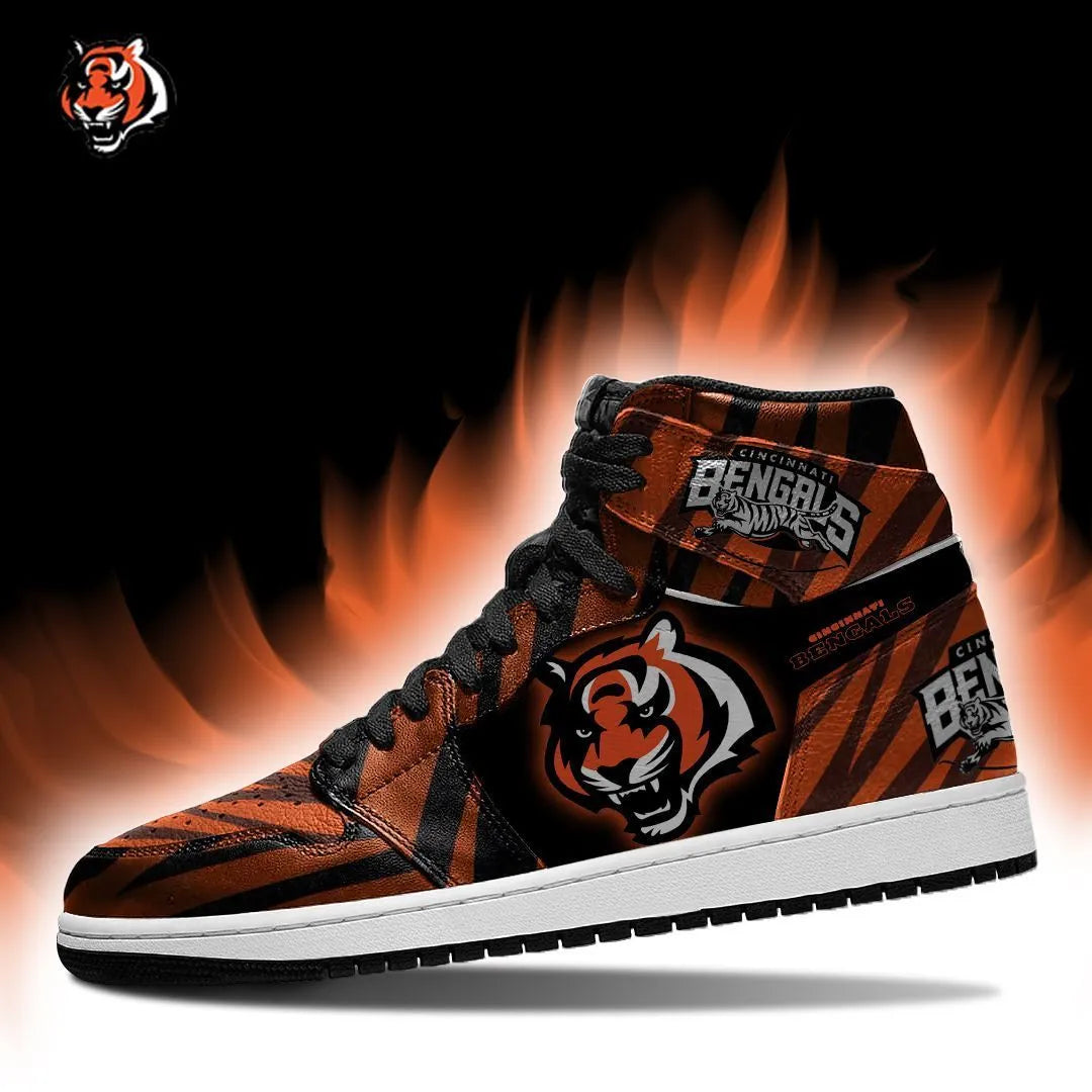The Cincinnati Bengals Custom Jshoes
