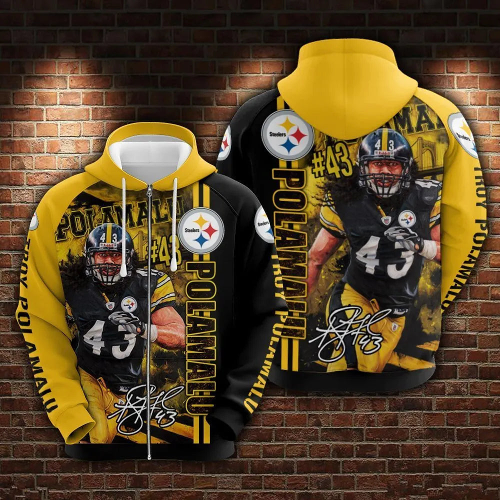 Troy Polamalu – Pittsburgh Steelers Limited Hoodie 803