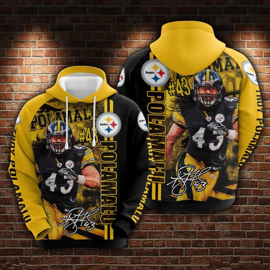 Troy Polamalu – Pittsburgh Steelers Limited Hoodie 803