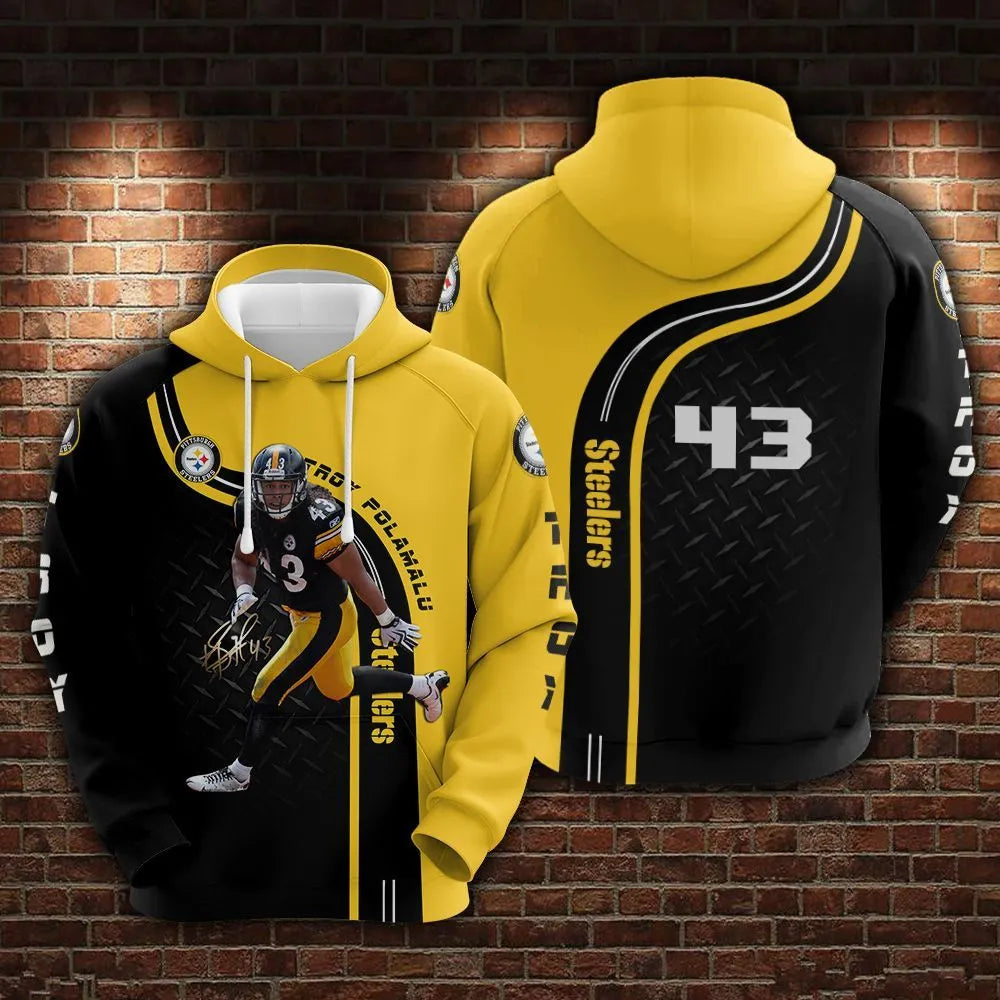 Troy Polamalu – Pittsburgh Steelers Limited Hoodie 823