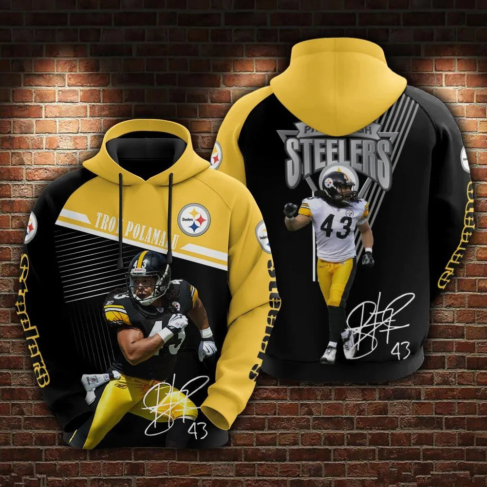 Troy Polamalu – Pittsburgh Steelers Limited Hoodie 877