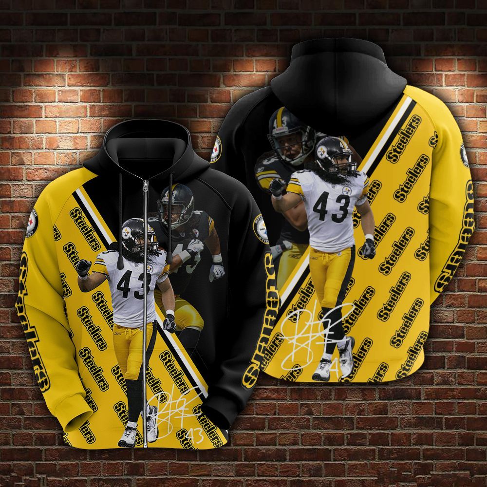 Troy Polamalu – Pittsburgh Steelers Limited Hoodie 901