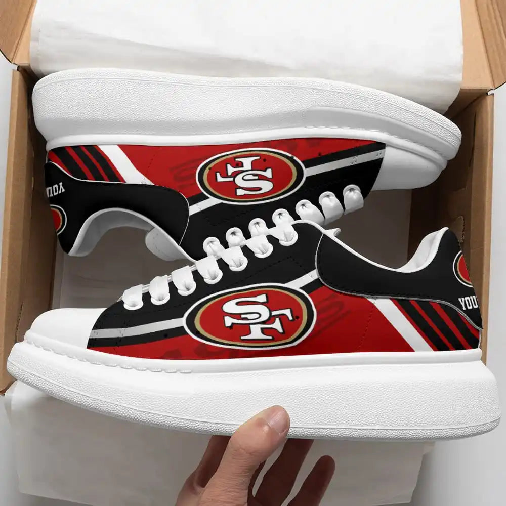 San Francisco 49ers Personalized MQ Sneakers BG42