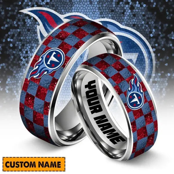 Tennessee Titans Special Stainless Ring Custom Name AZBTSR000013
