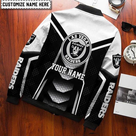 Las Vegas Raiders Personalized Bomber Jacket AZCBJ159