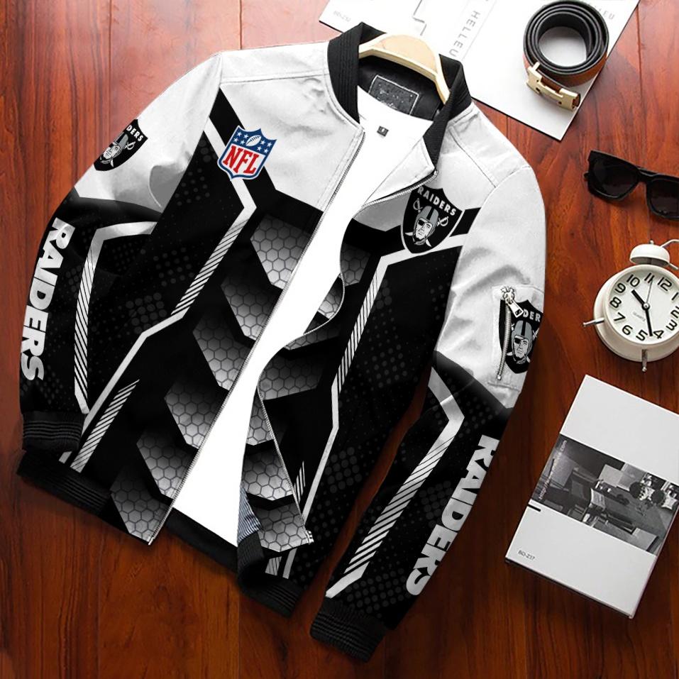 Las Vegas Raiders Personalized Bomber Jacket AZCBJ159