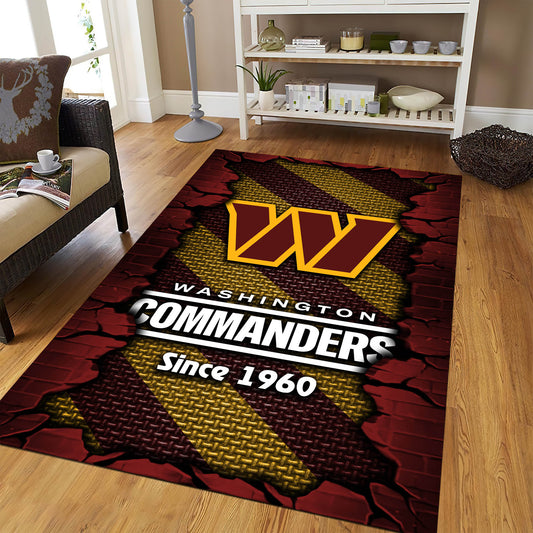 Washington Commanders Rectangle Rug BGRERUG153