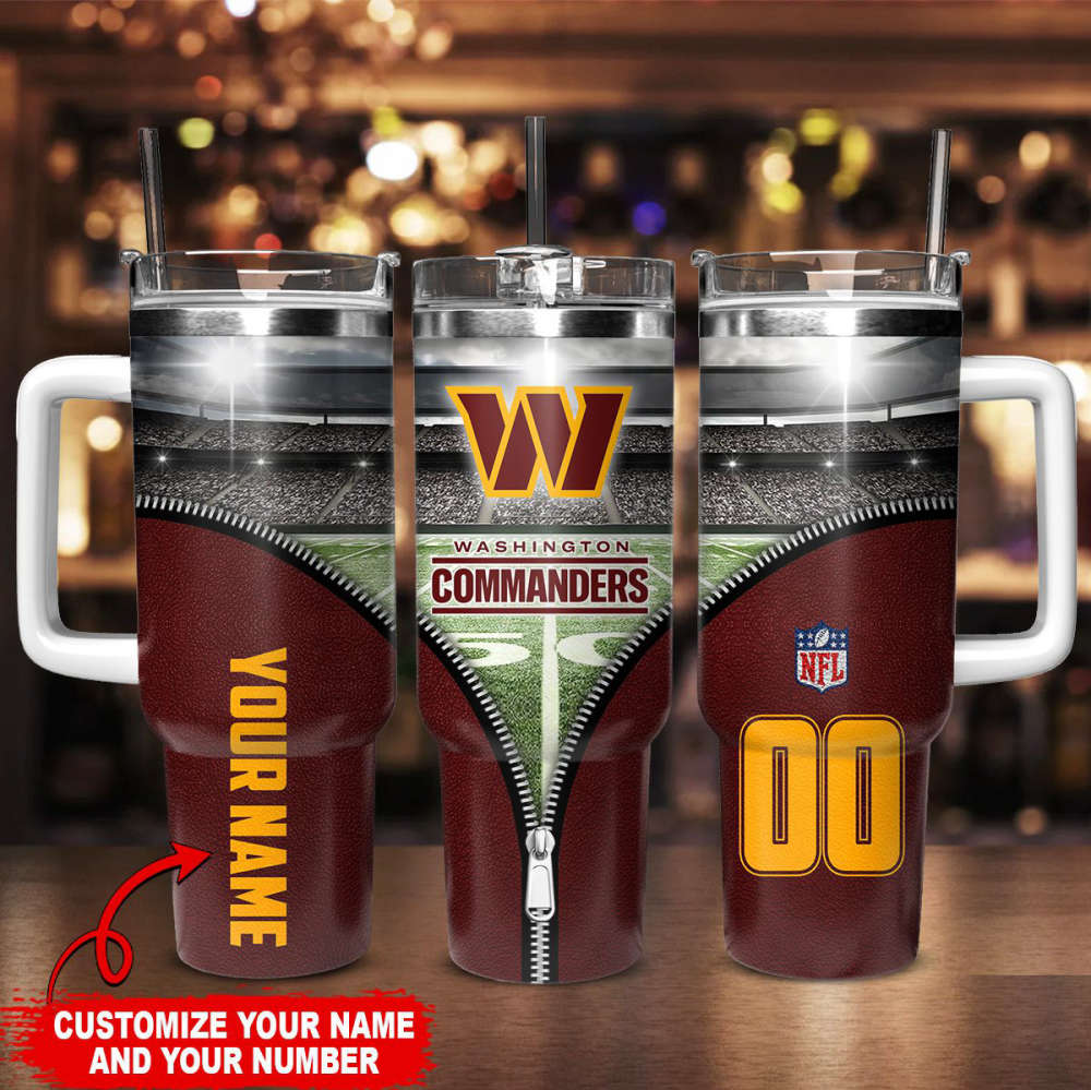 Washington Commanders Personalized Limited Edition Sport Fan Gift 40oz Tumbler AZC40OZT142