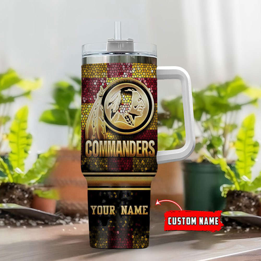 Washington Commanders Personalized Limited Edition Sport Fan Gift 40oz Tumbler AZC40OZT110