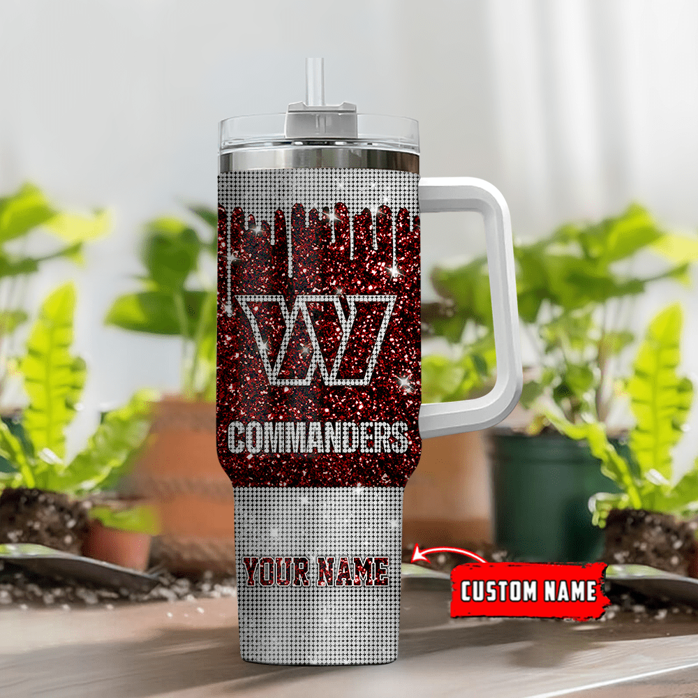 Washington Commanders Personalized Limited Edition Sport Fan Gift 40oz Tumbler AZC40OZT078