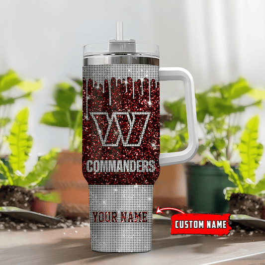 Washington Commanders Personalized Limited Edition Sport Fan Gift 40oz Tumbler AZC40OZT078